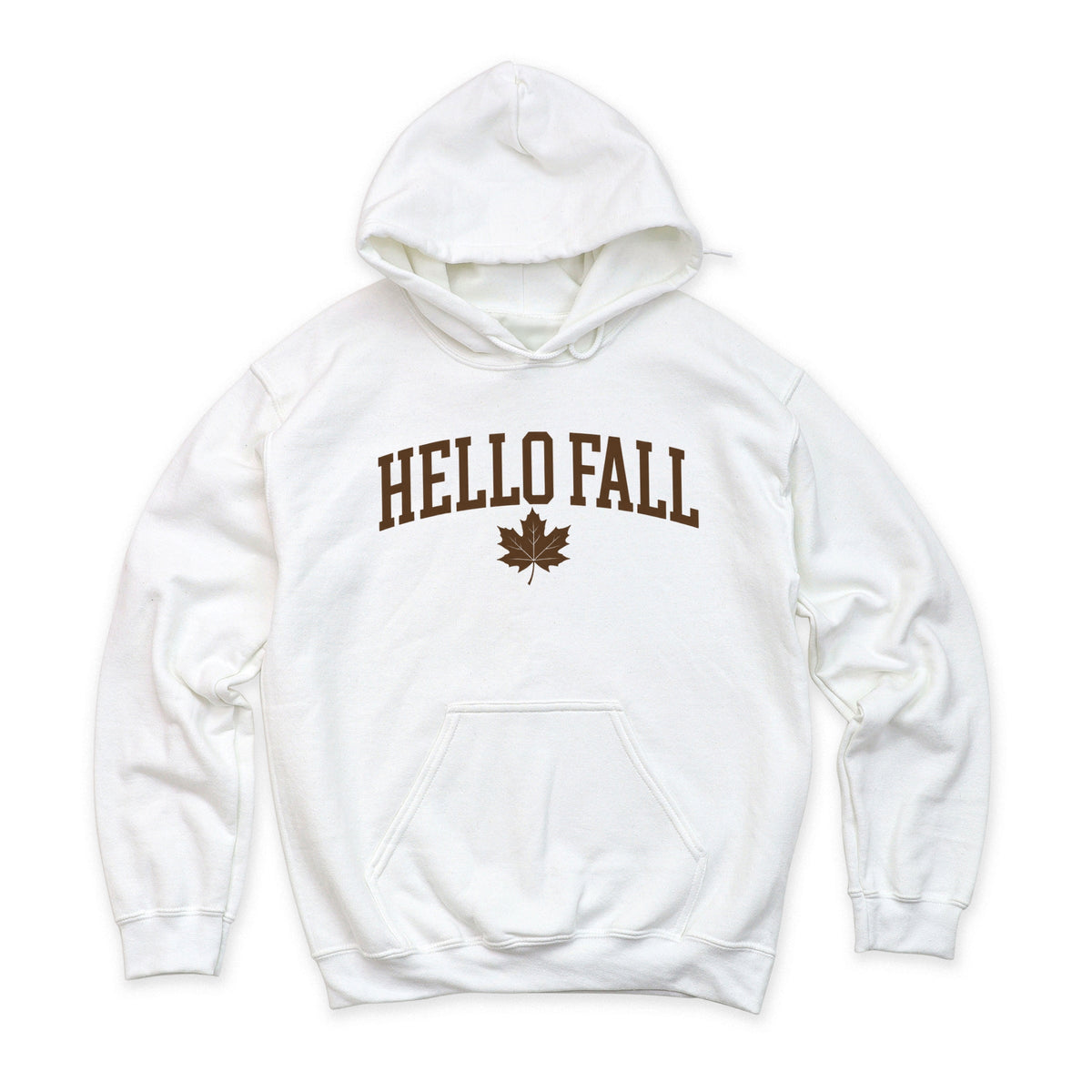 Hello Fall Leaf - Women's Graphic Hoodie