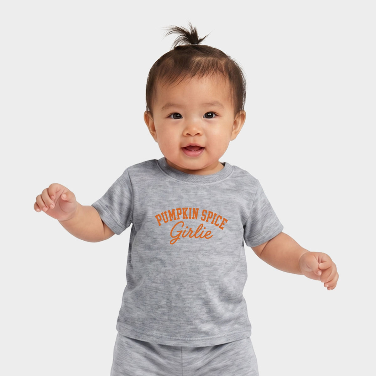 Pumpkin Spice Girlie - Infant Jogger Pant Crew Set