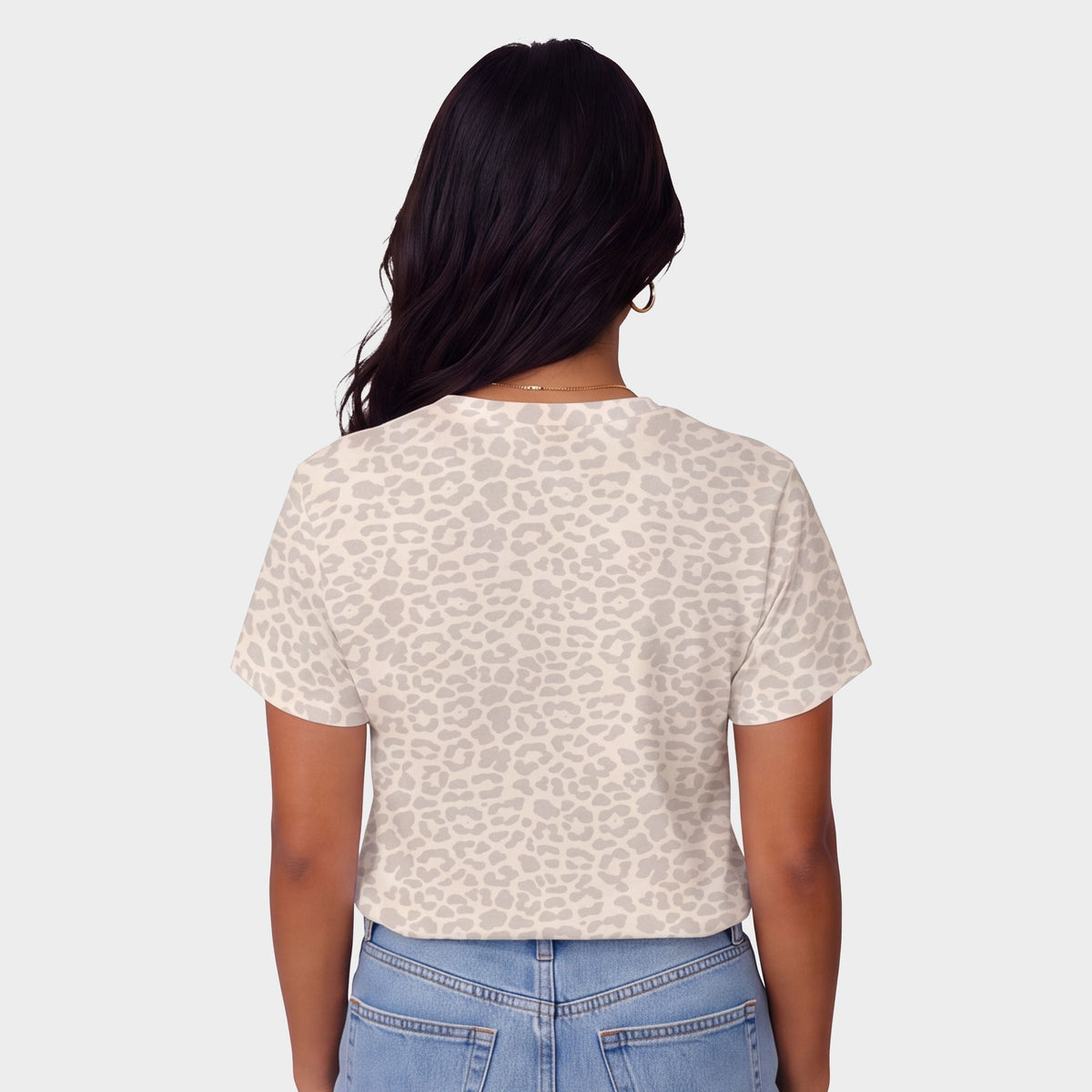 Pumpkin Spice Girlie - Women's Leopard Print Tee