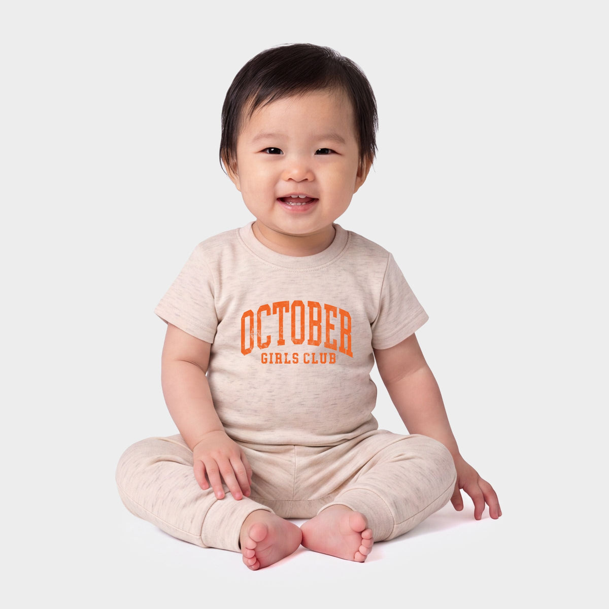 October Girls Club - Infant Jogger Pant Crew Set