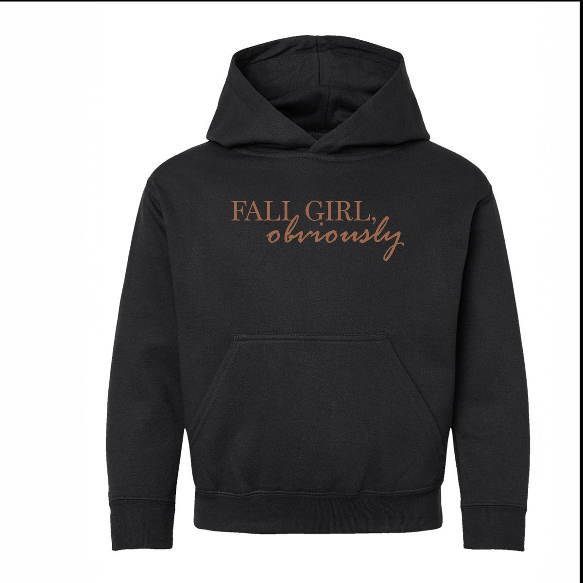 Fall Girl Obviously - Youth Graphic Hoodie
