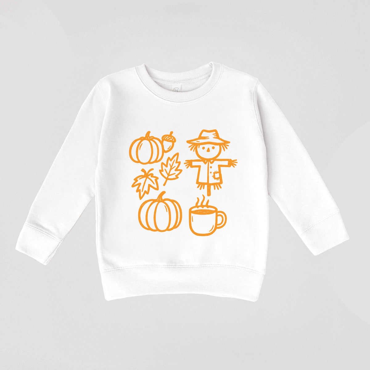 Fall Elements Outline - Toddler Graphic Sweatshirt