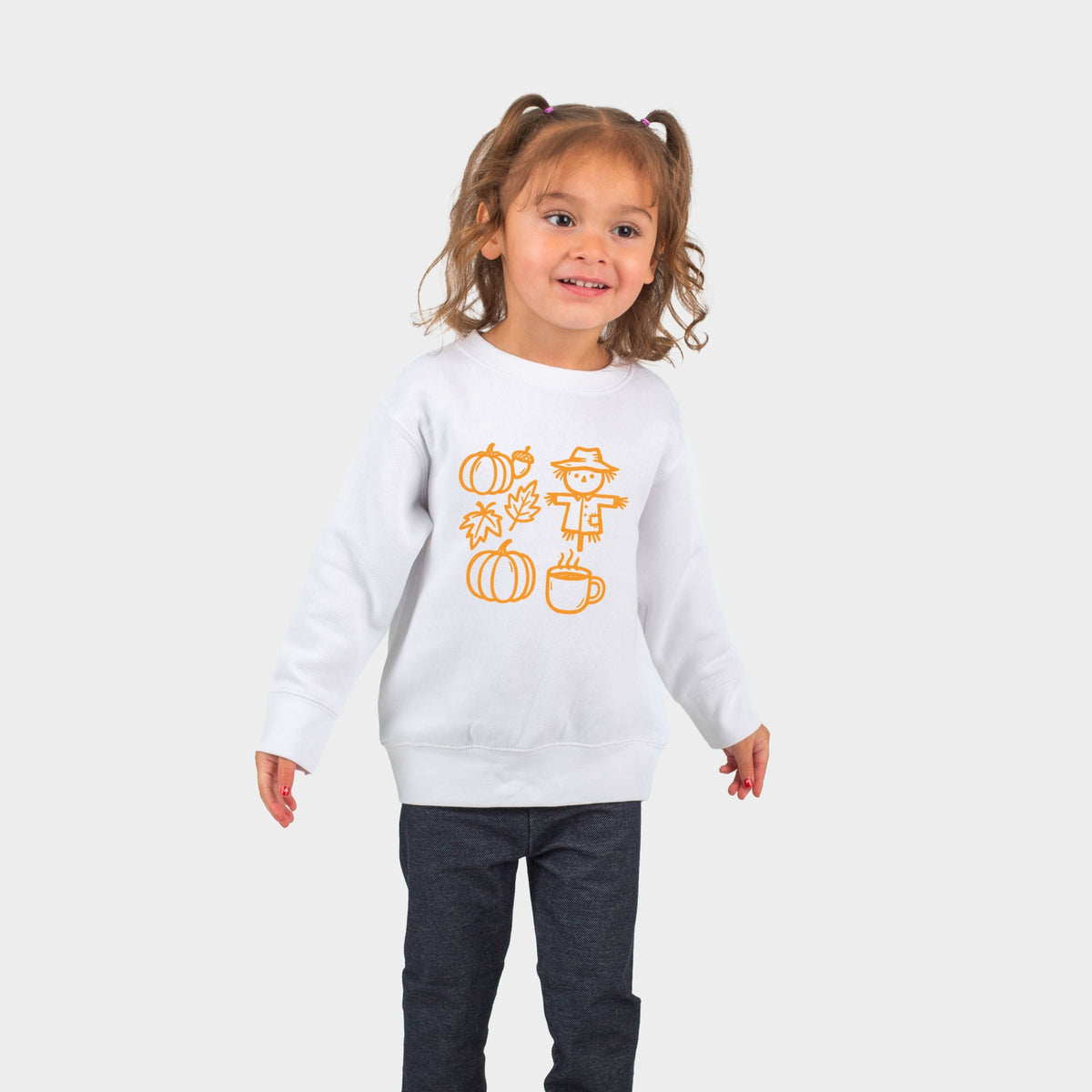 Fall Elements Outline - Toddler Graphic Sweatshirt