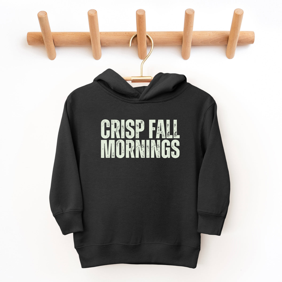 Crisp Fall Mornings Distressed - Toddler Hoodie