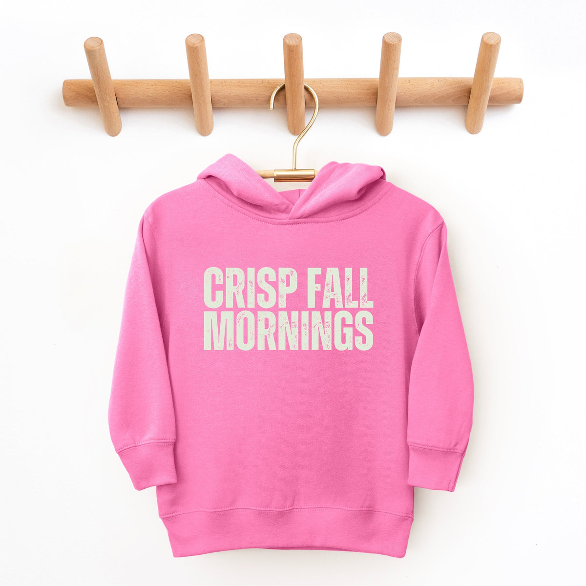Crisp Fall Mornings Distressed - Toddler Hoodie