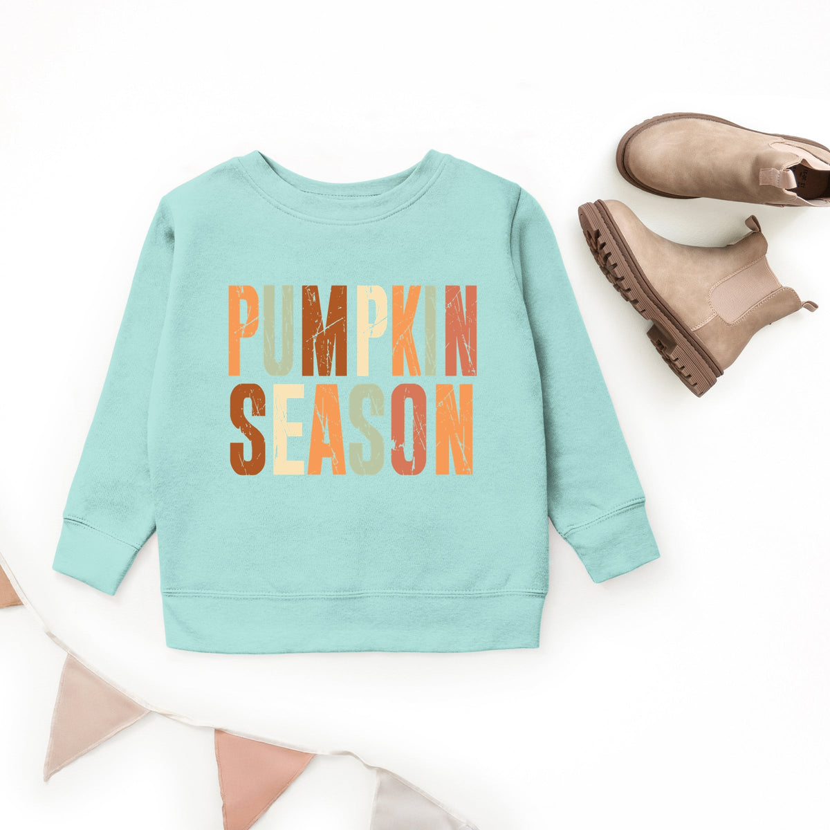 Pumpkin Season Fall Colors - Youth Graphic Sweatshirt