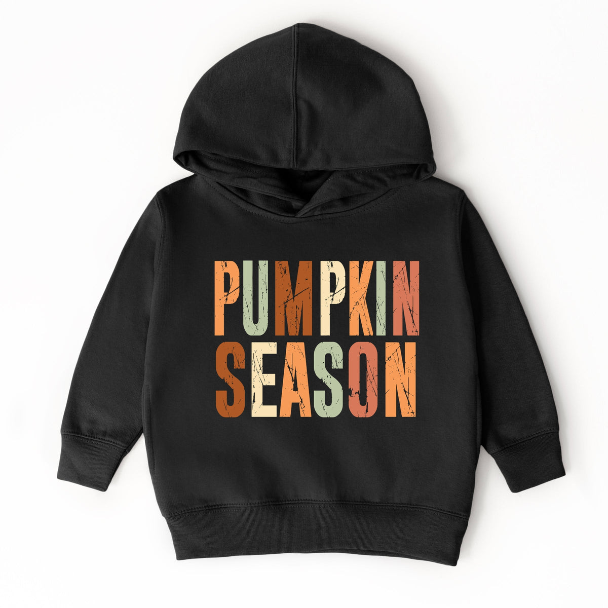 Pumpkin Season Fall Colors - Toddler Hoodie