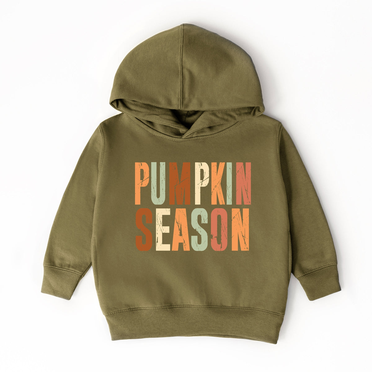 Pumpkin Season Fall Colors - Toddler Hoodie