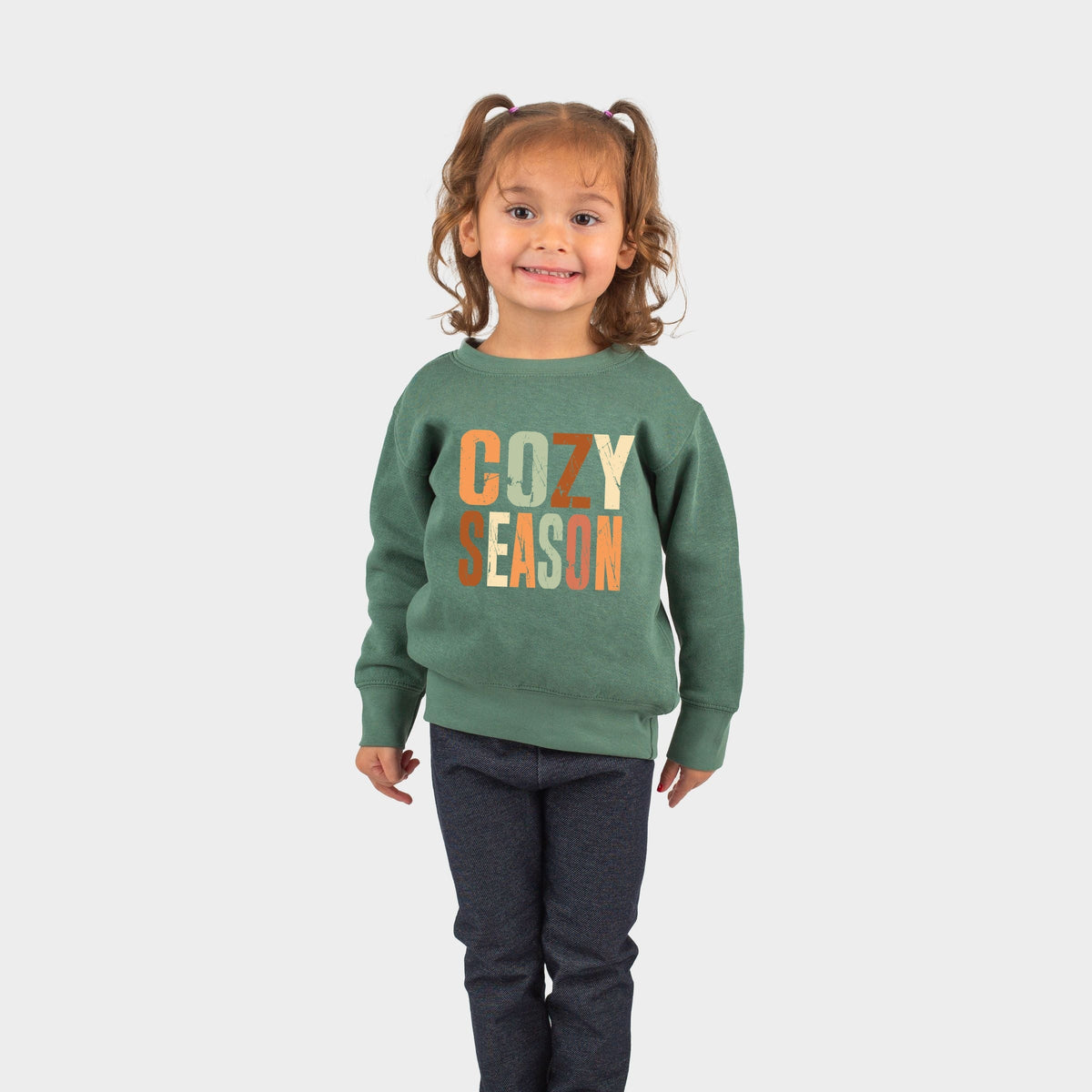 Cozy Season Fall Colors - Toddler Graphic Sweatshirt