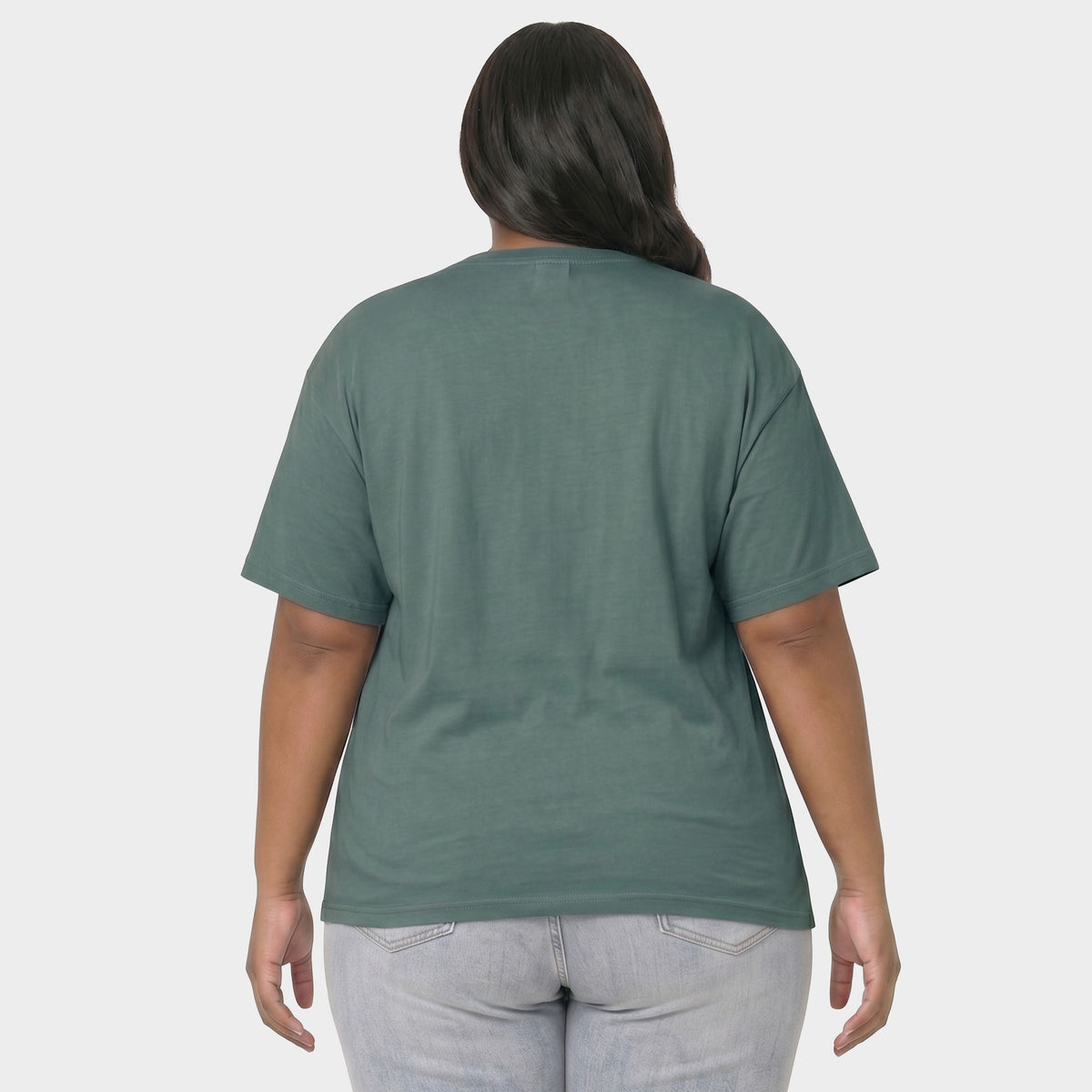 Thankful Grateful Blessed Fall Colors - Women's Plus Garment Dyed Tee