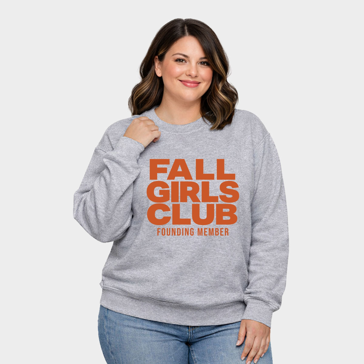 Fall Girls Club Founding Member - Women's Plus Sweatshirt