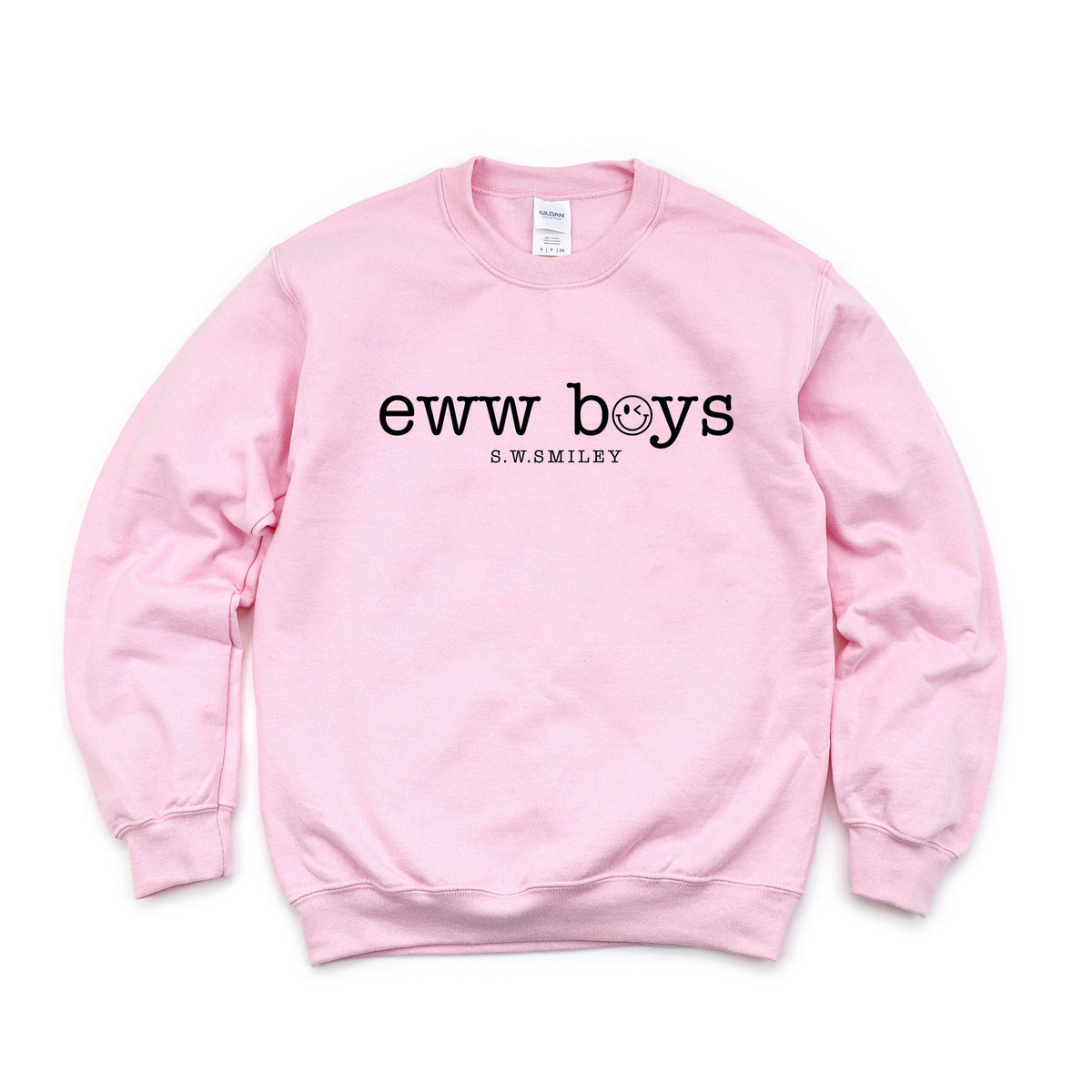 S.W.Smiley Eww Boys Typewriter -  Women's Graphic Sweatshirt