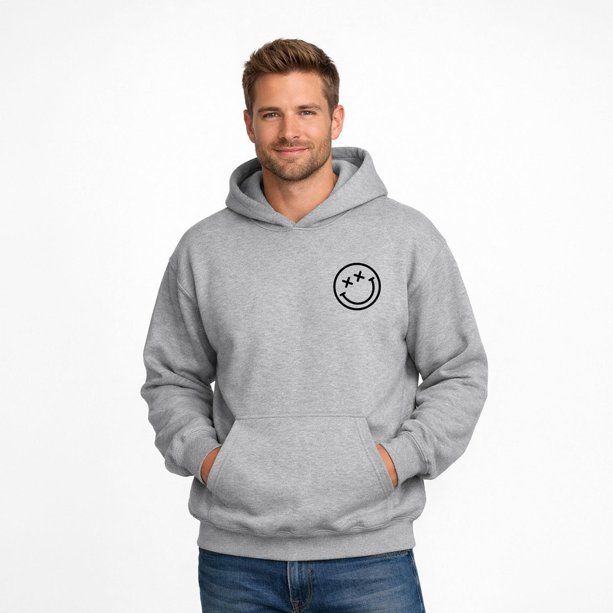 S.W.Smiley Certified Menace  - Men's Graphic Hoodie