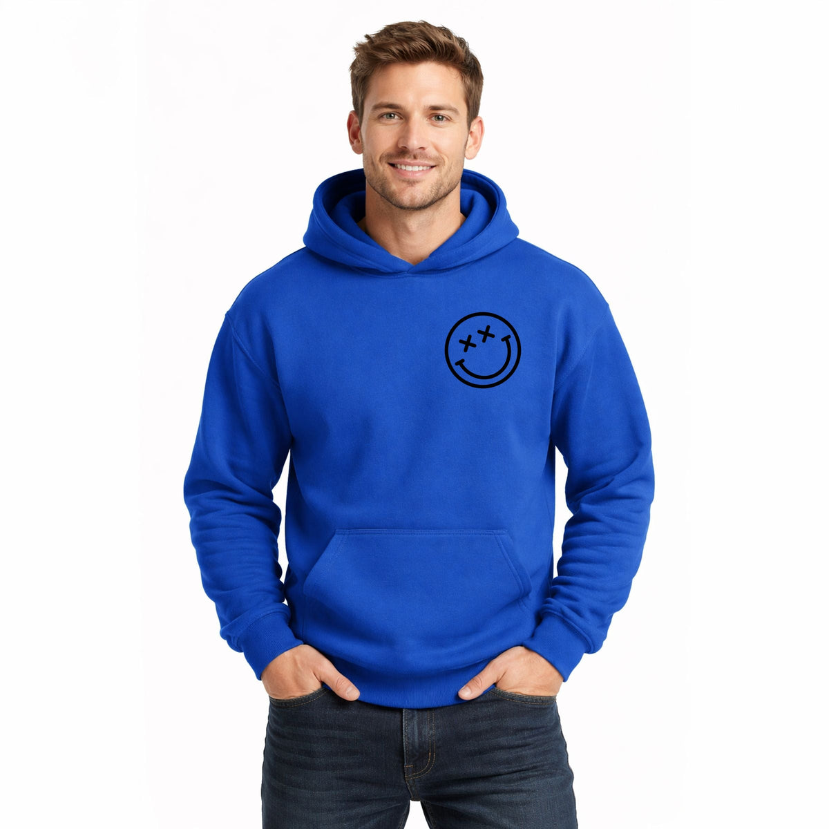 S.W.Smiley Certified Menace  - Men's Graphic Hoodie