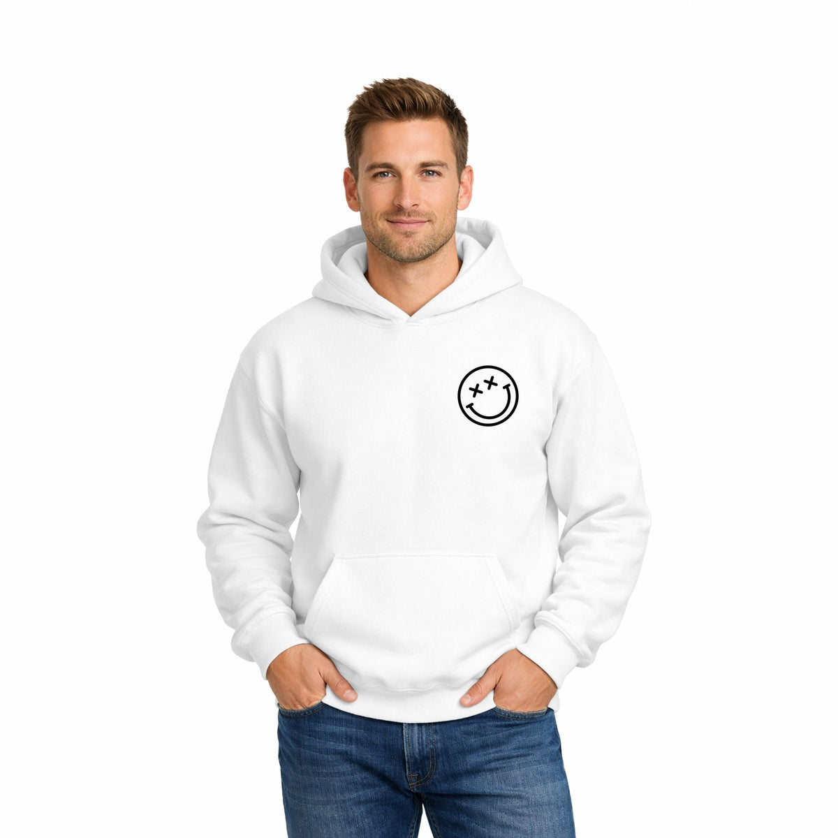 S.W.Smiley Certified Menace  - Men's Graphic Hoodie