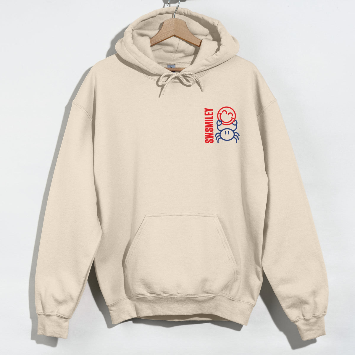 S.W.Smiley Crab Smiley - Men's Graphic Hoodie