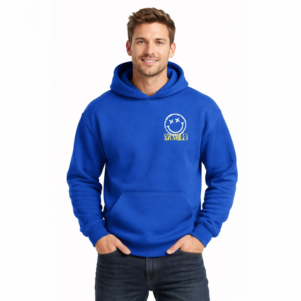 S.W.Smiley Carved From Chaos - Men's Graphic Hoodie