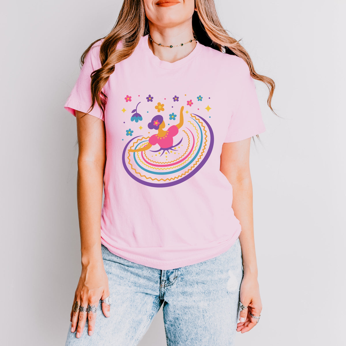 Hispanic Dress - Short Sleeve Tee