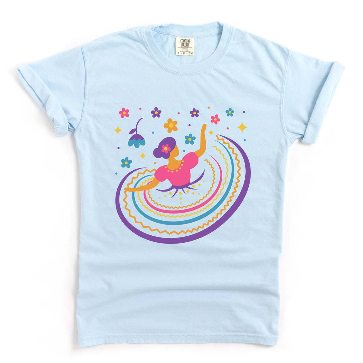 Hispanic Dress - Garment Dyed Tee