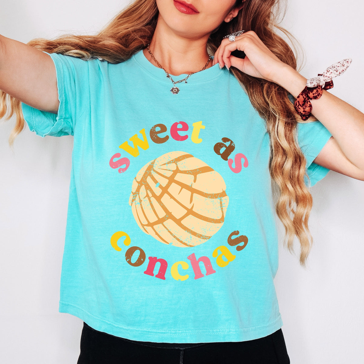 Sweet A Conchas - Boxy Crop Top