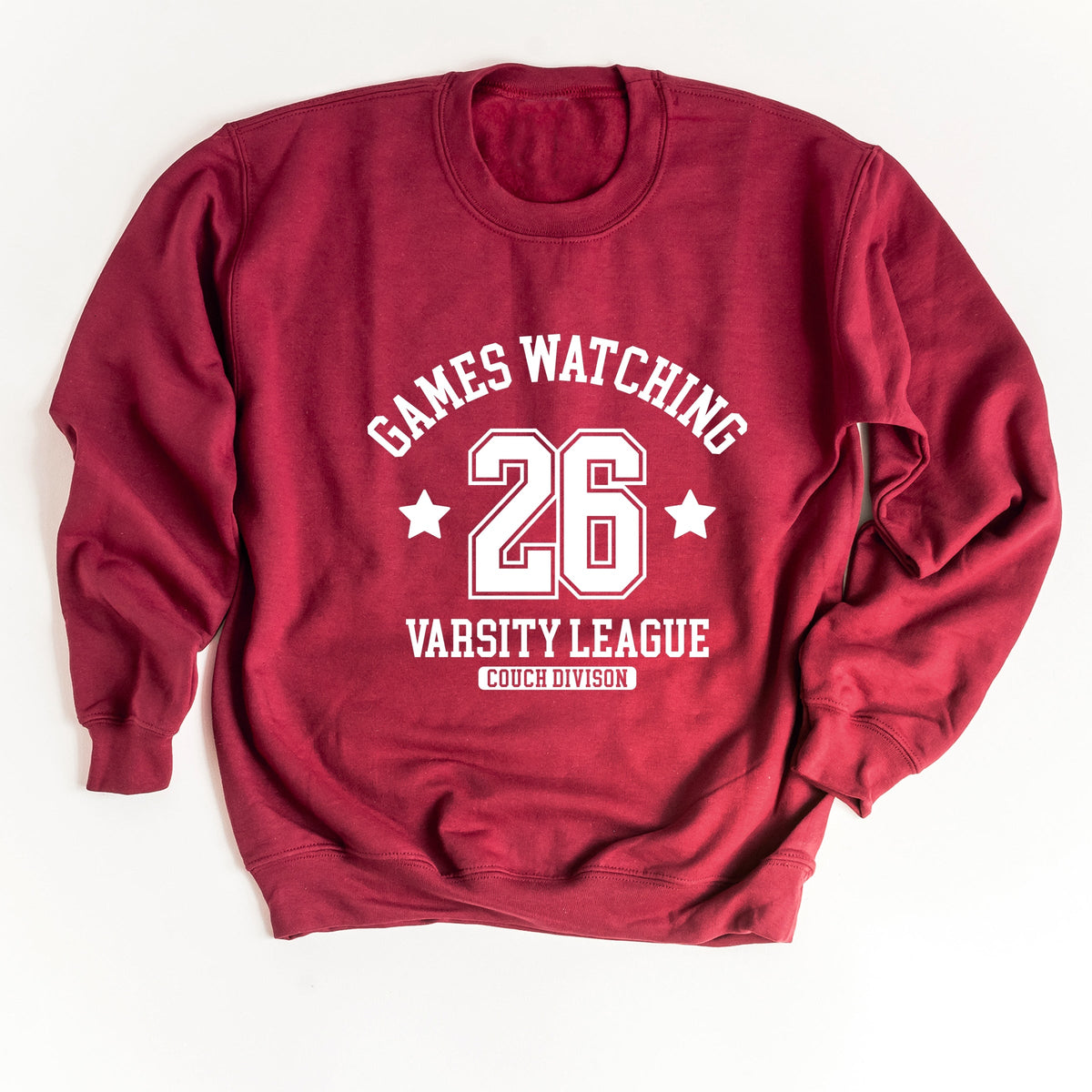 Games Watching Varsity League - Women's Graphic Sweatshirt