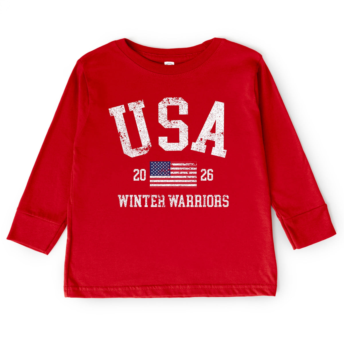 USA Winter Warriors - Toddler Long Sleeve Graphic Tee