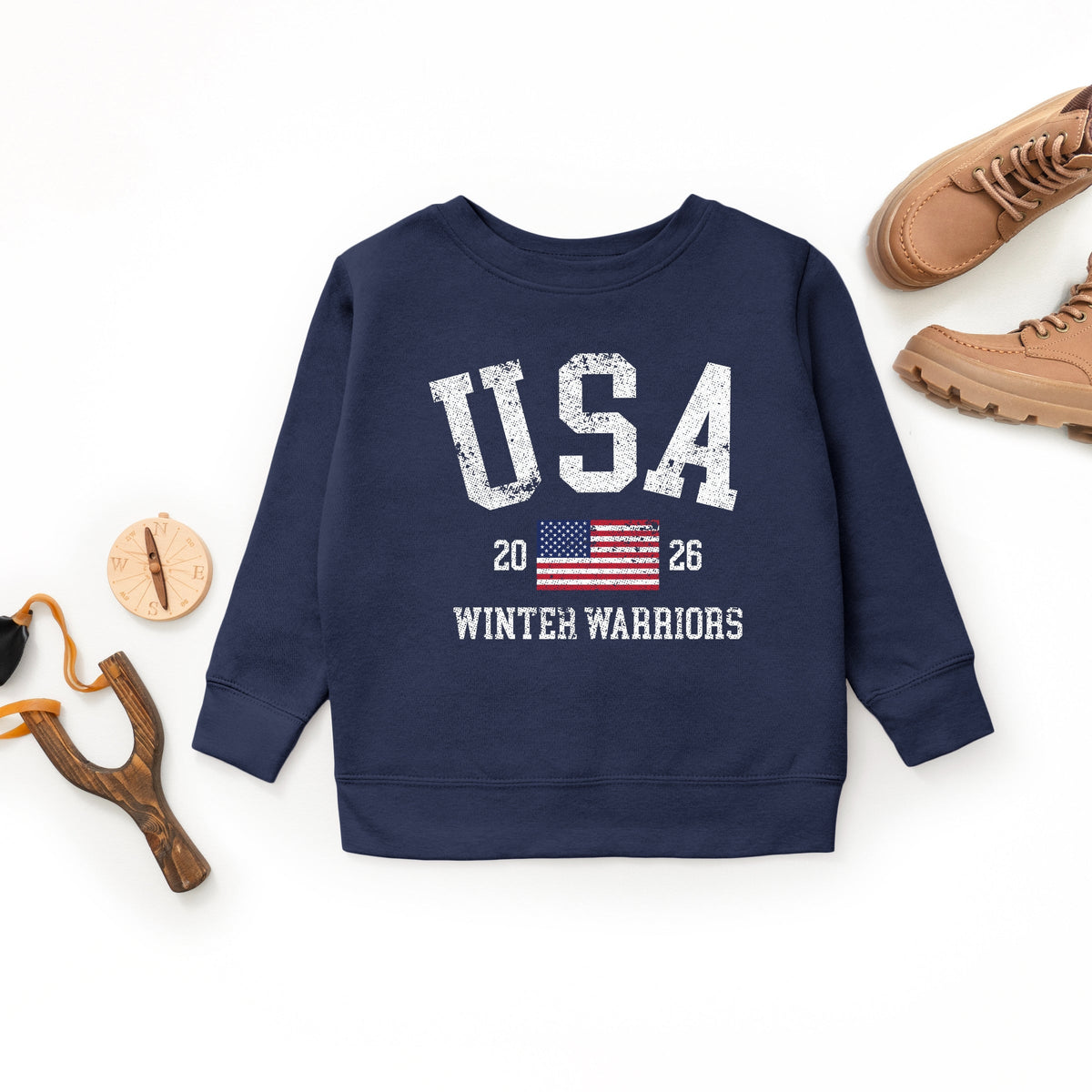 USA Winter Warriors - Youth Graphic Sweatshirt