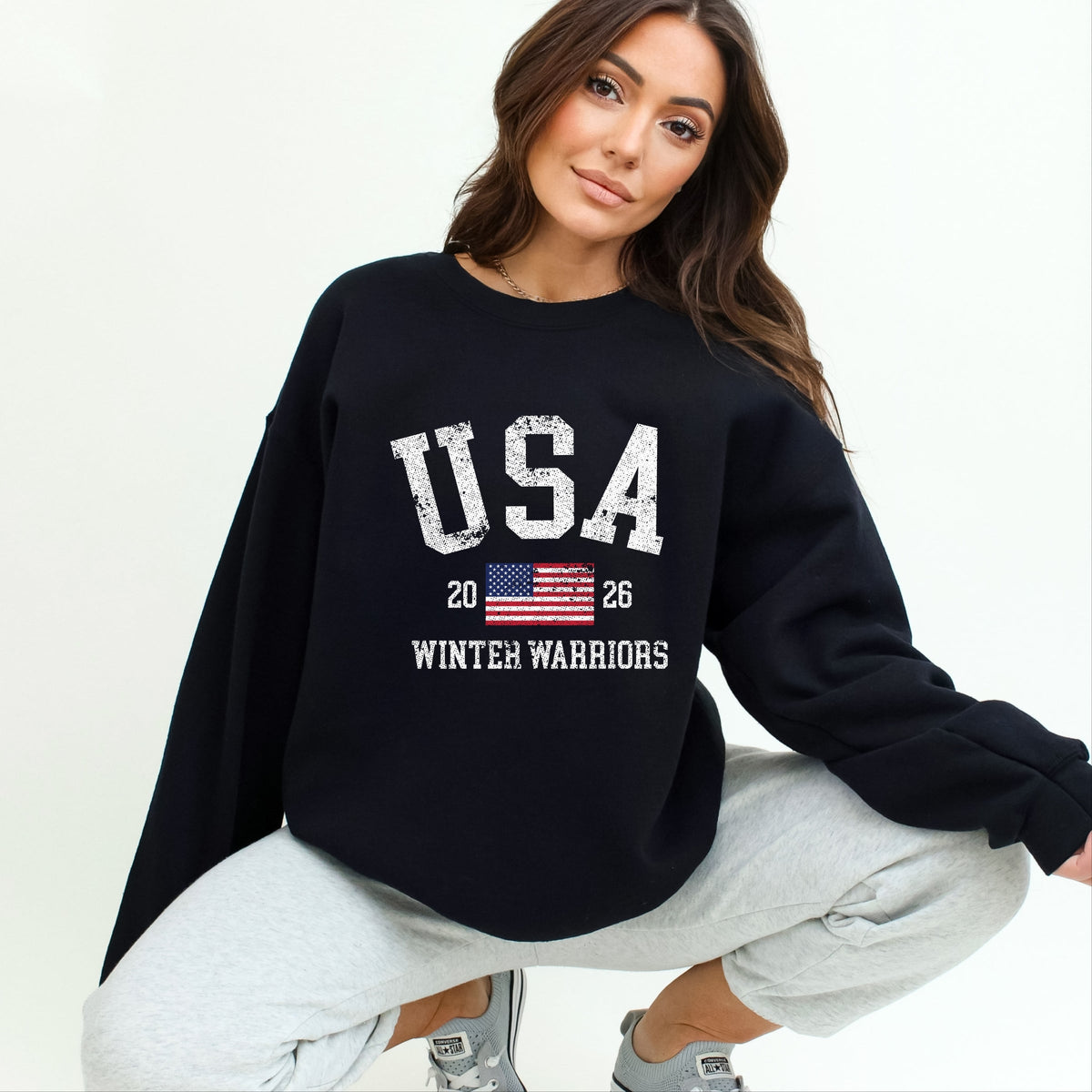 USA Winter Warriors - Women's Graphic Sweatshirt