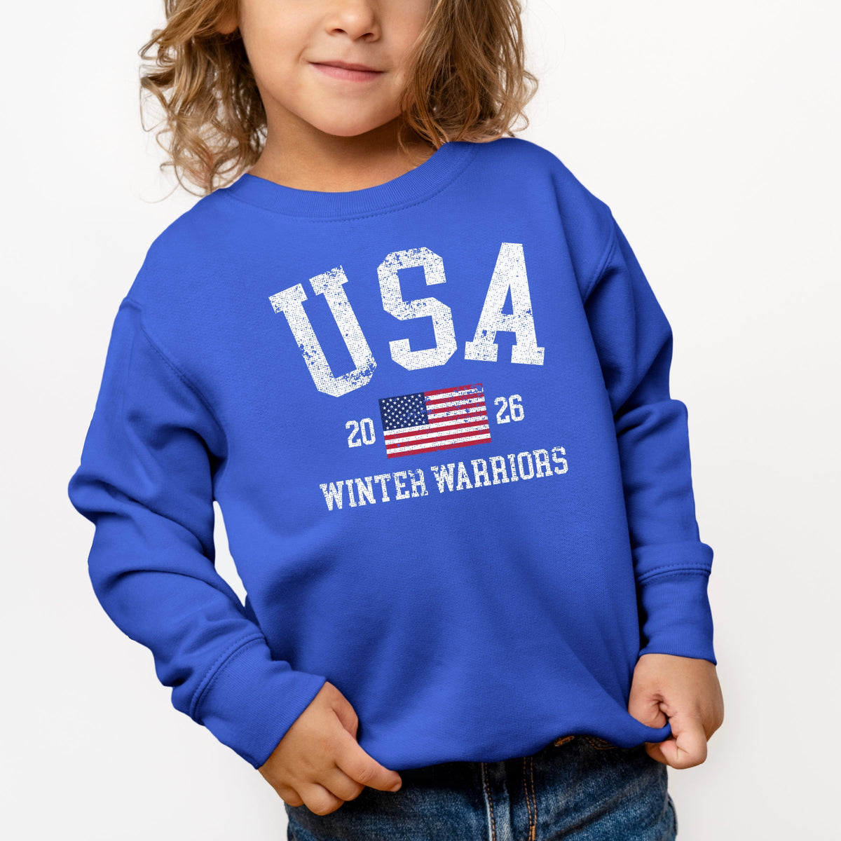 USA Winter Warriors - Toddler Graphic Sweatshirt