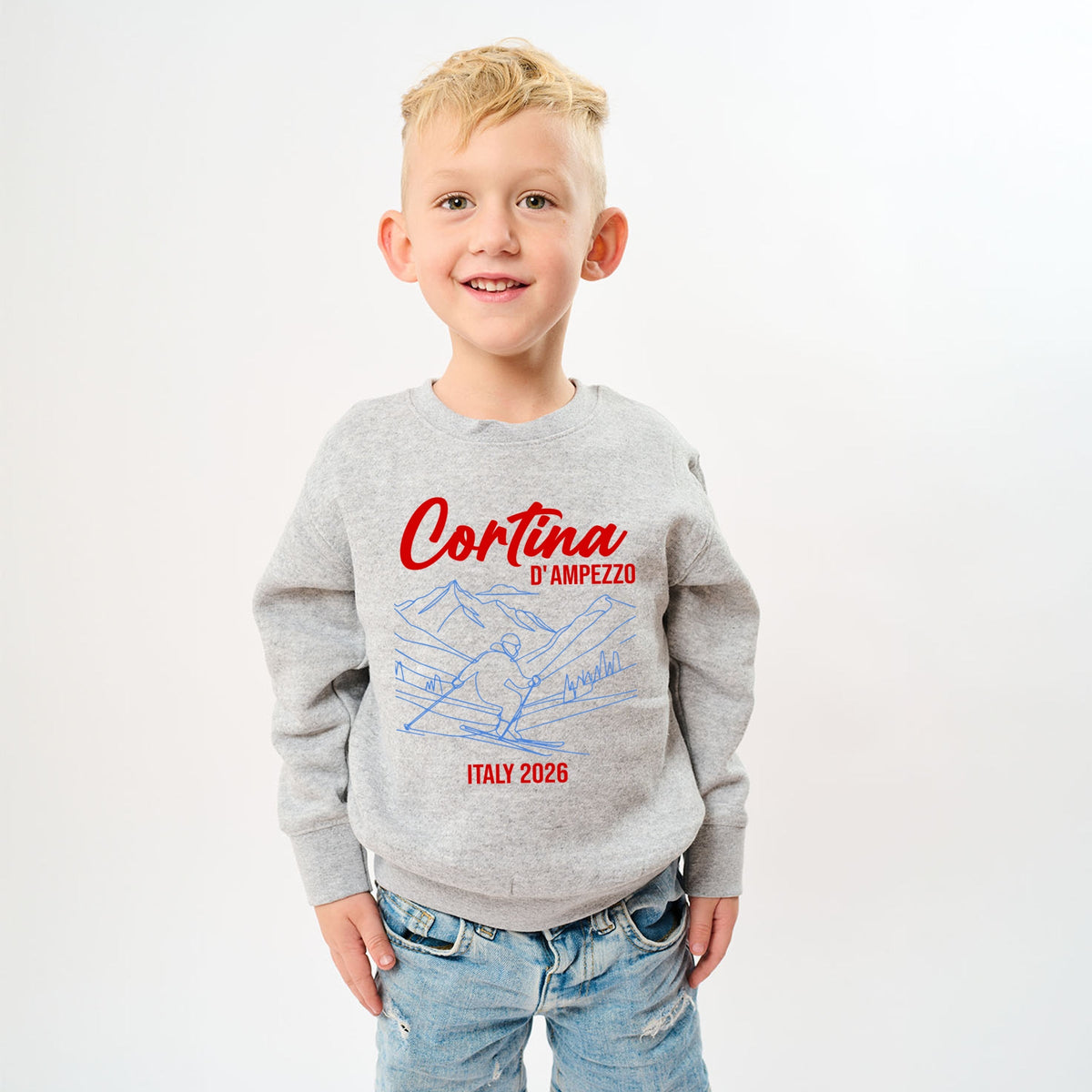 Cortina D'Ampezzo Ski - Youth Graphic Sweatshirt