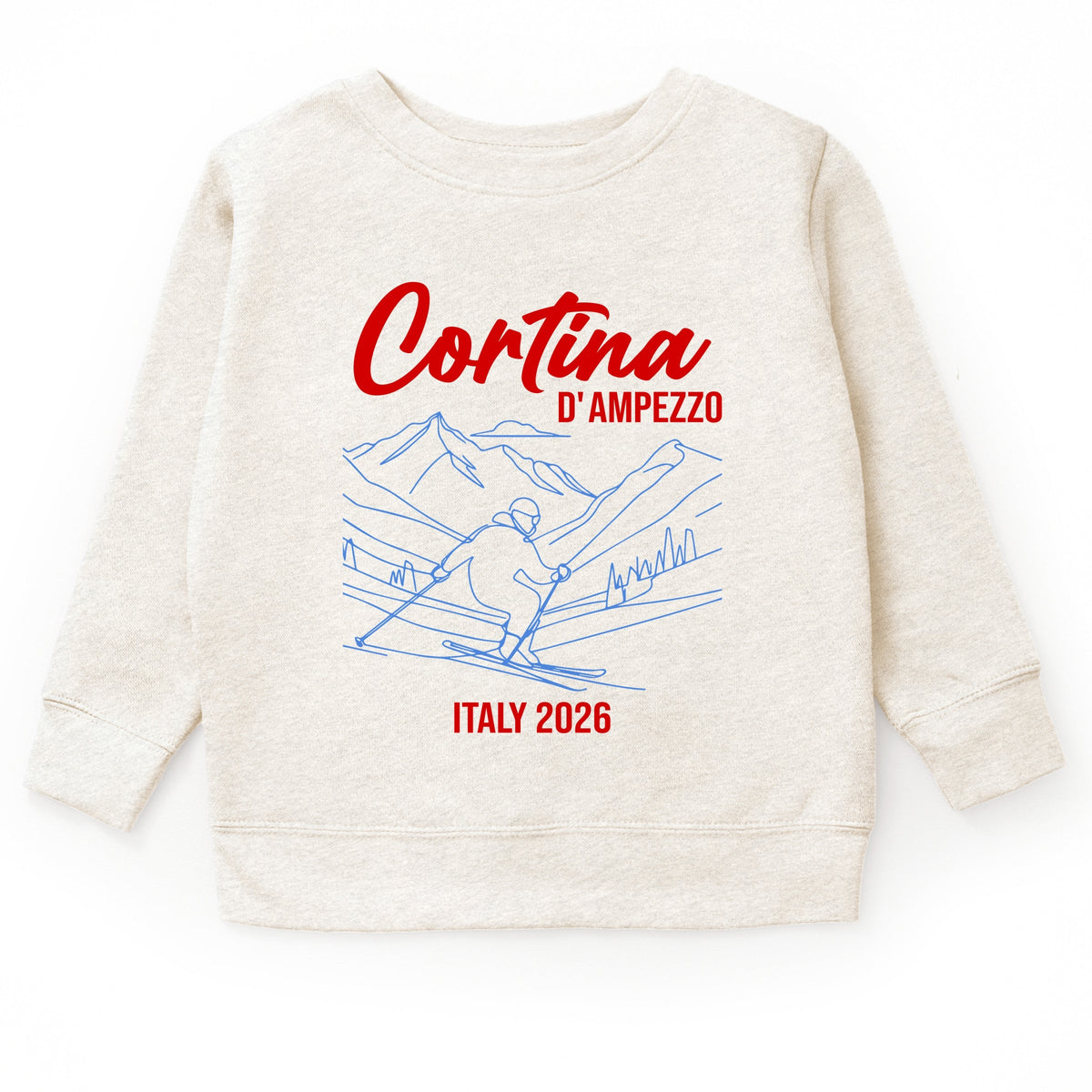 Cortina D'Ampezzo Ski - Youth Graphic Sweatshirt
