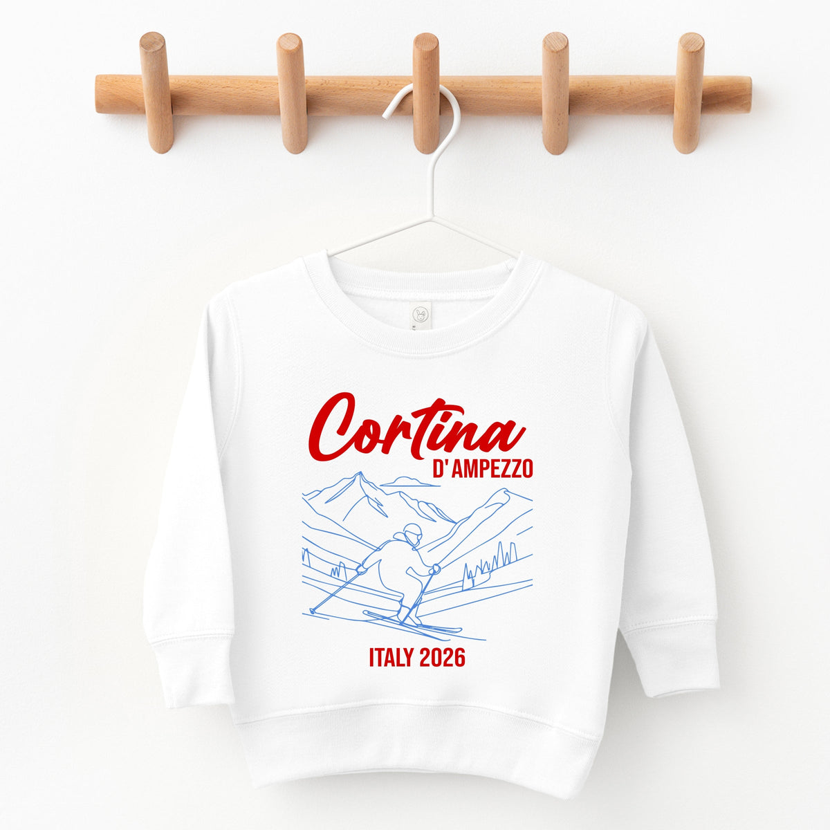 Cortina D'Ampezzo Ski - Toddler Graphic Sweatshirt