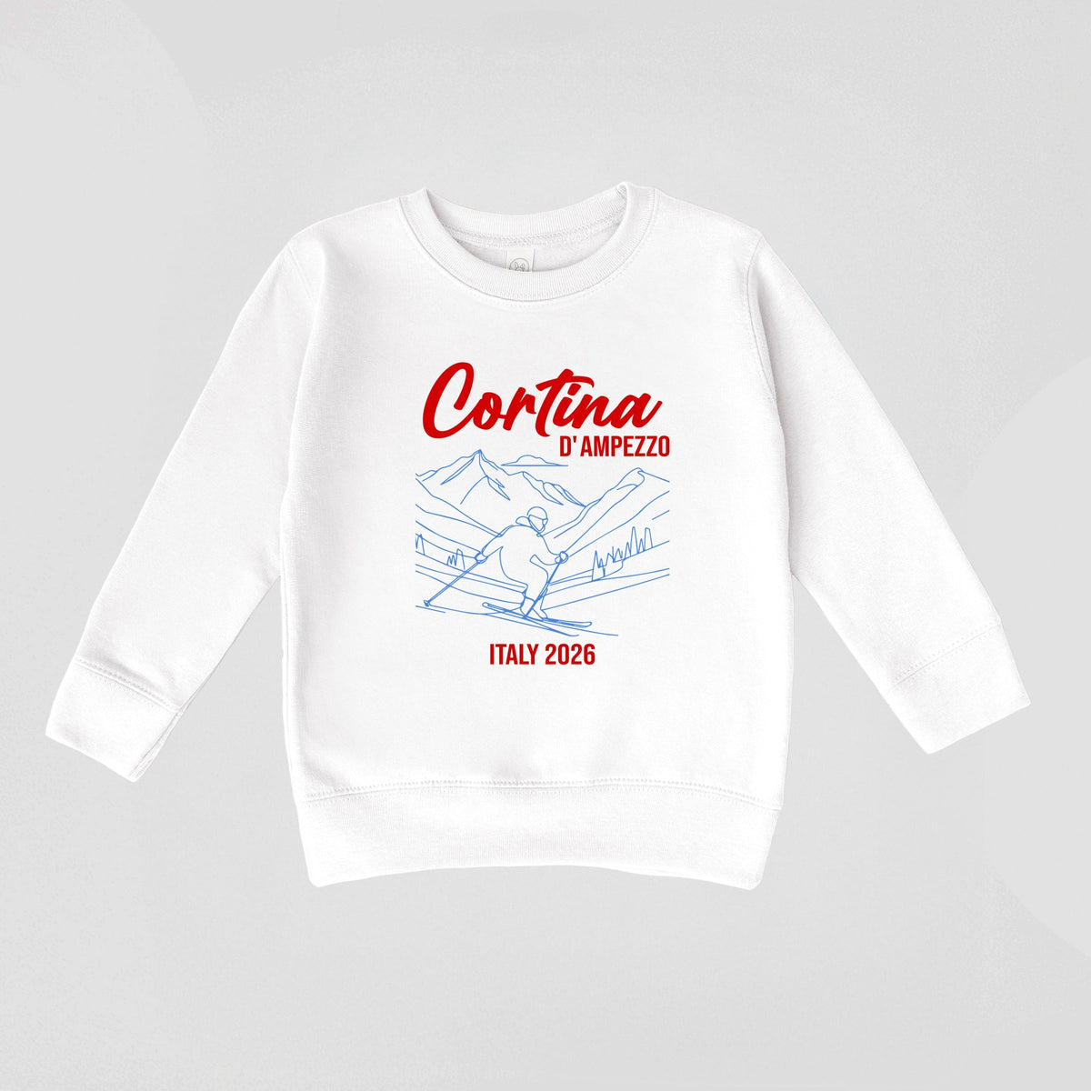 Cortina D'Ampezzo Ski - Toddler Graphic Sweatshirt