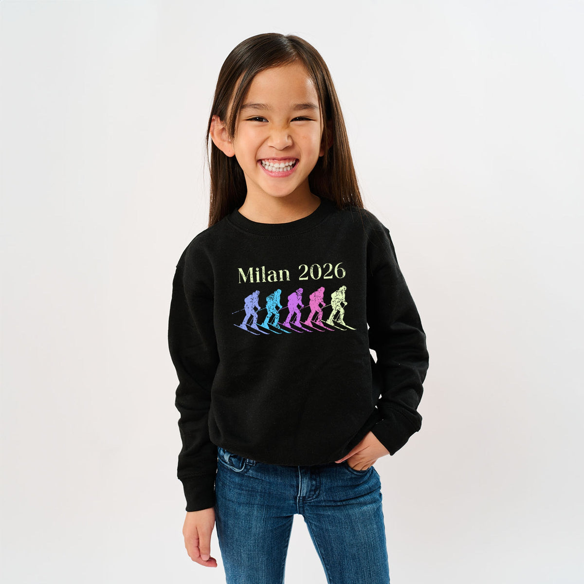 Milan 2026 Five Skis - Youth Graphic Sweatshirt