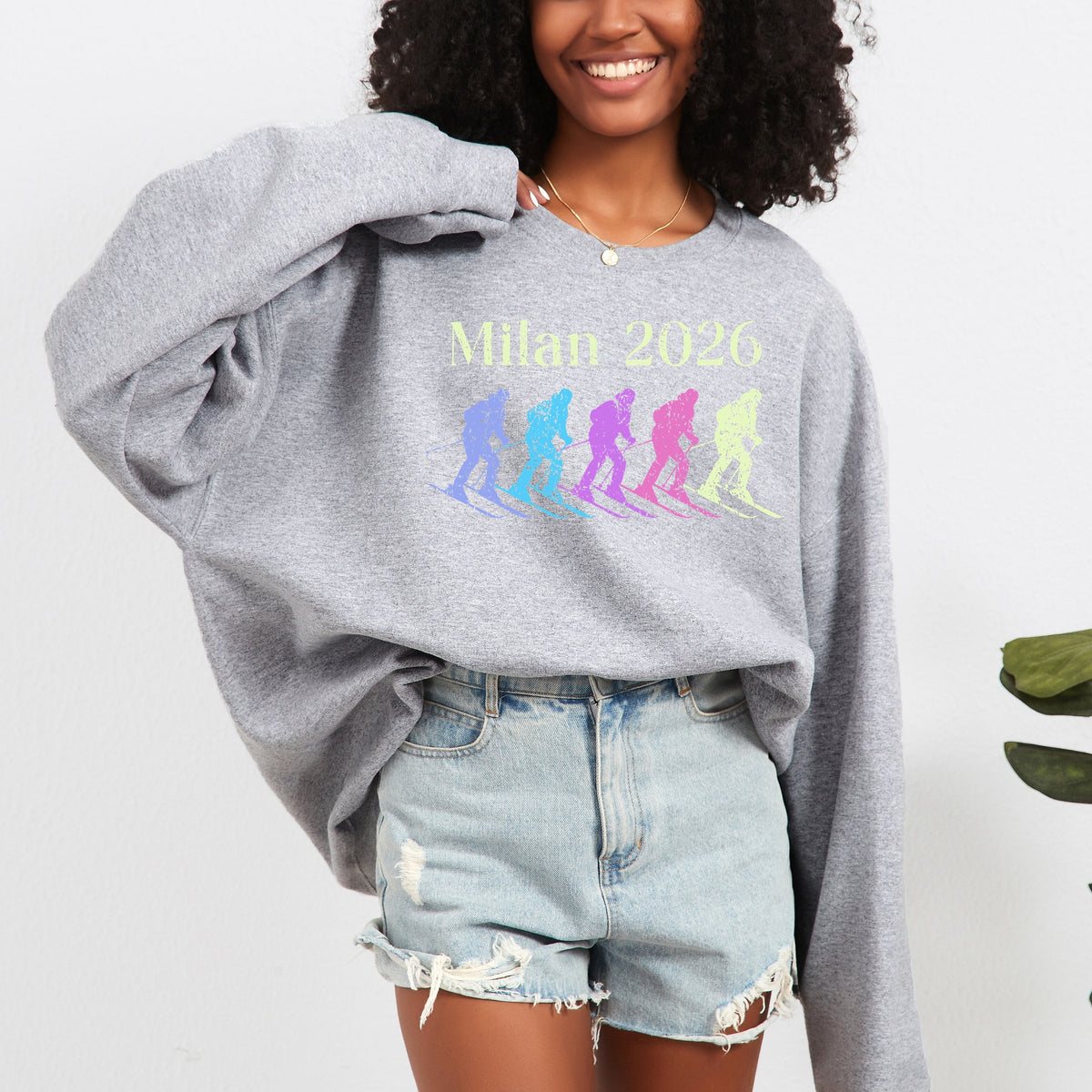Milan 2026 Five Skis - Women's Graphic Sweatshirt