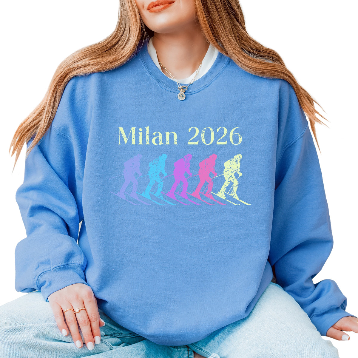 Milan 2026 Five Skis - Women's Graphic Sweatshirt