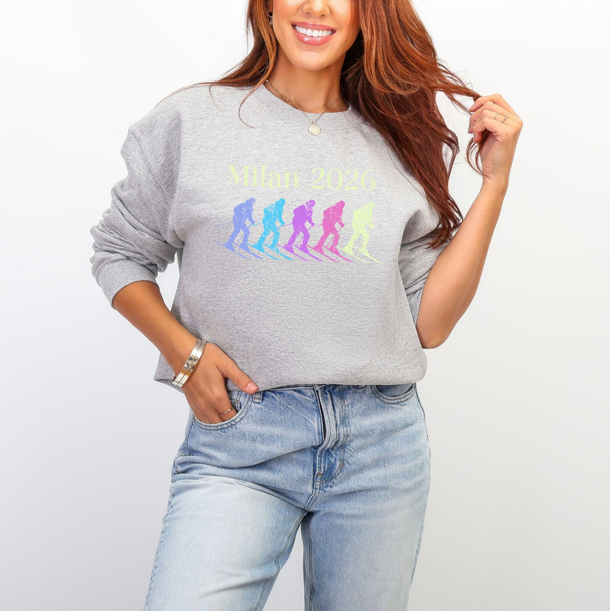 Milan 2026 Five Skis - Women's Graphic Sweatshirt