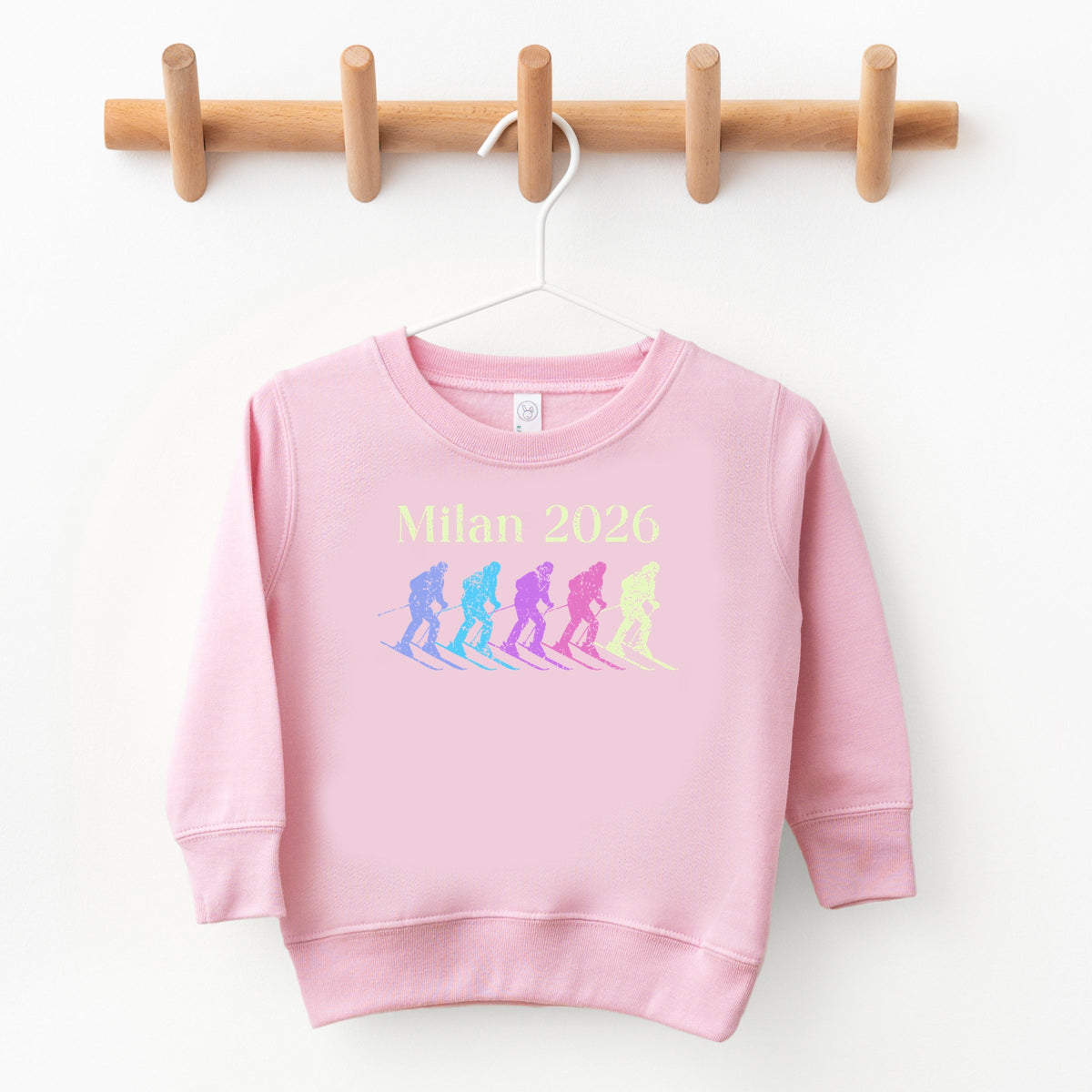 Milan 2026 Five Skis - Toddler Graphic Sweatshirt