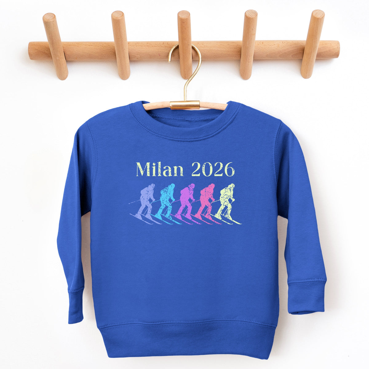 Milan 2026 Five Skis - Toddler Graphic Sweatshirt