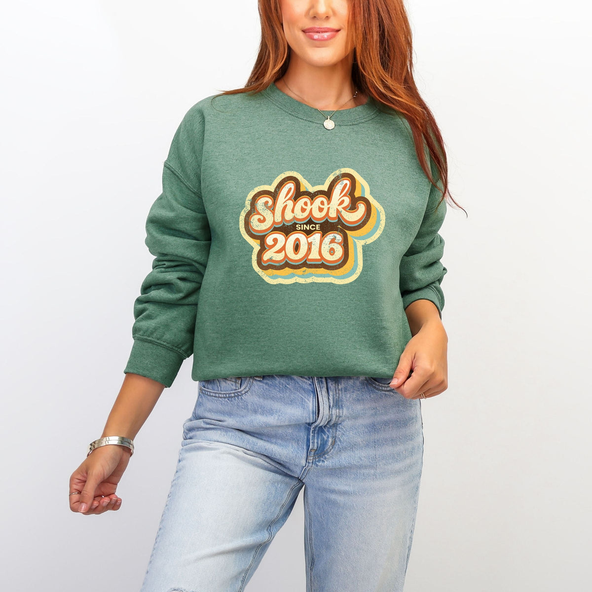 Shook Since 2016 Distressed - Women's Graphic Sweatshirt