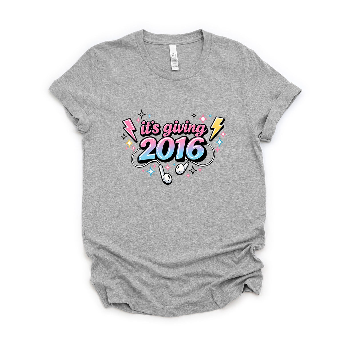 It's Giving 2016 Earbuds - Women's Short Sleeve Graphic T-Shirt