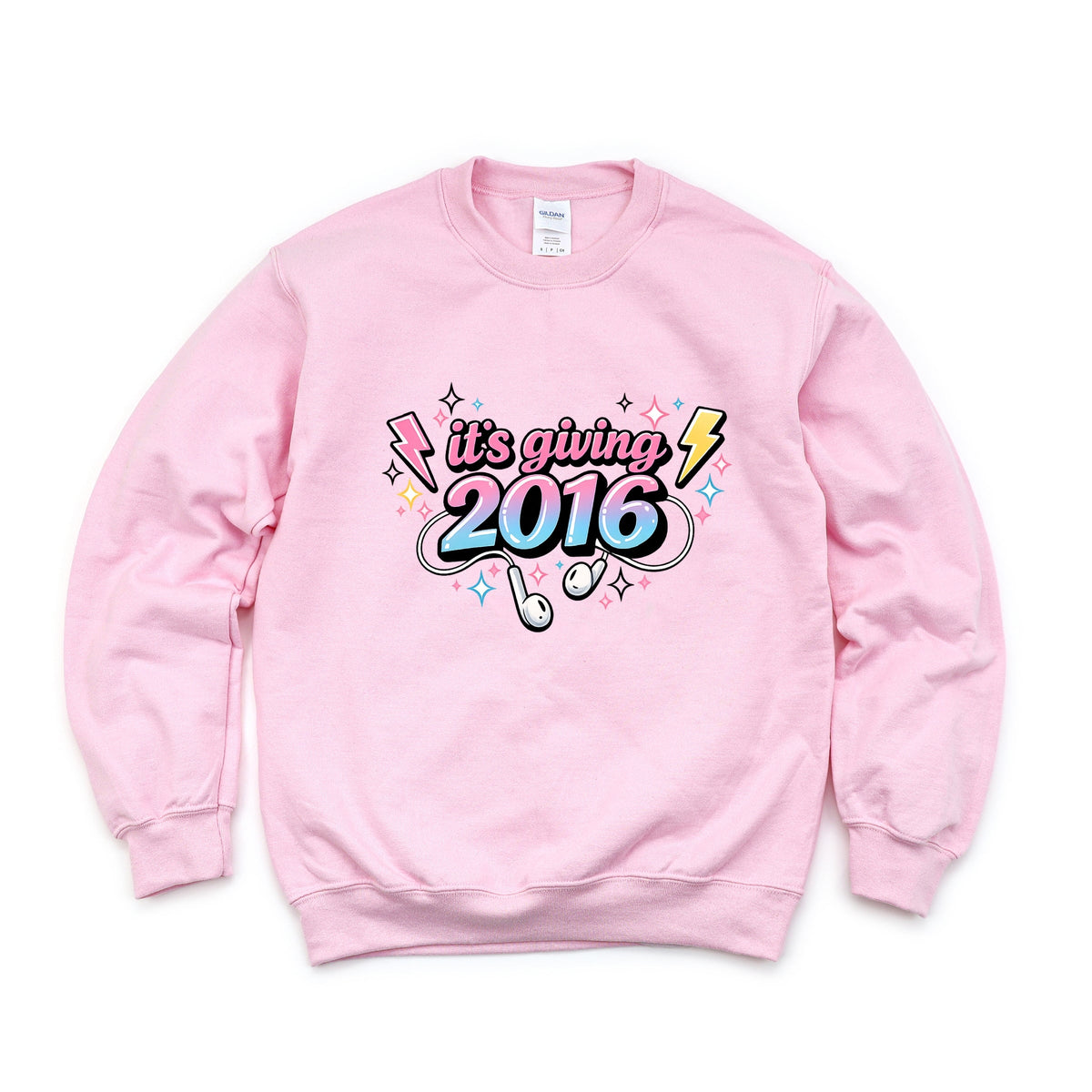 It's Giving 2016 Earbuds - Women's Graphic Sweatshirt