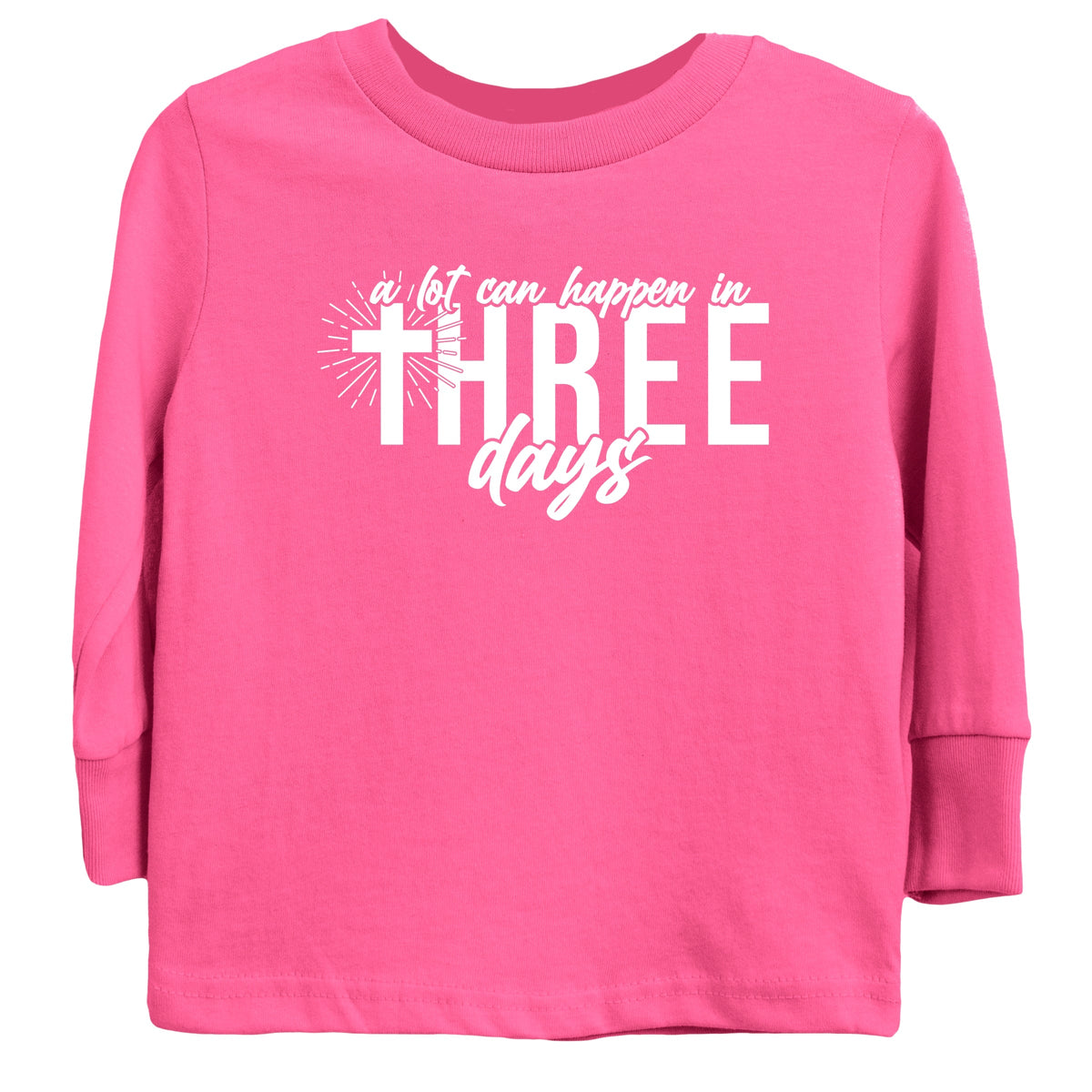A Lot Can Happen In Three Days - Youth Long Sleeve Graphic T-Shirt
