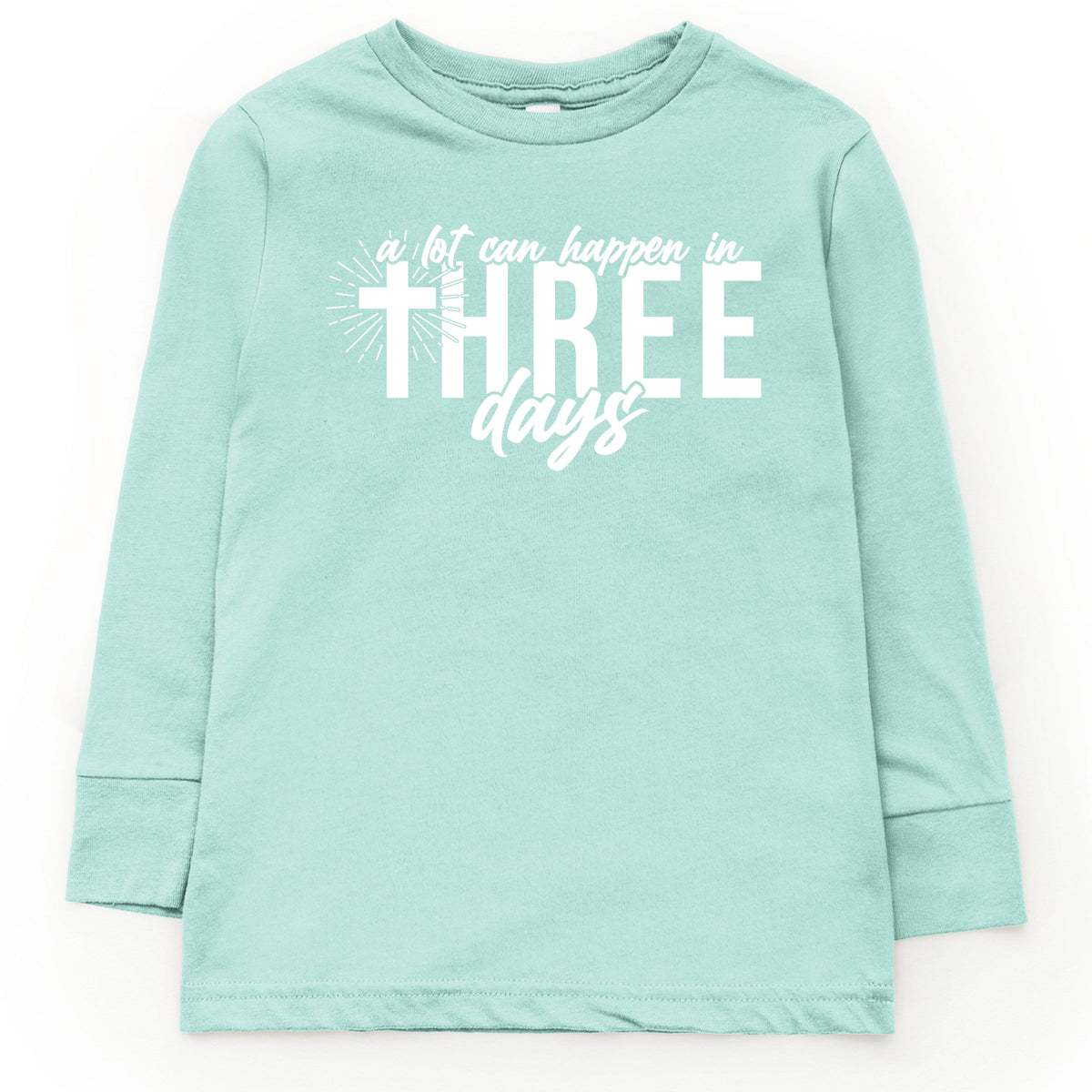 A Lot Can Happen In Three Days - Youth Long Sleeve Graphic T-Shirt