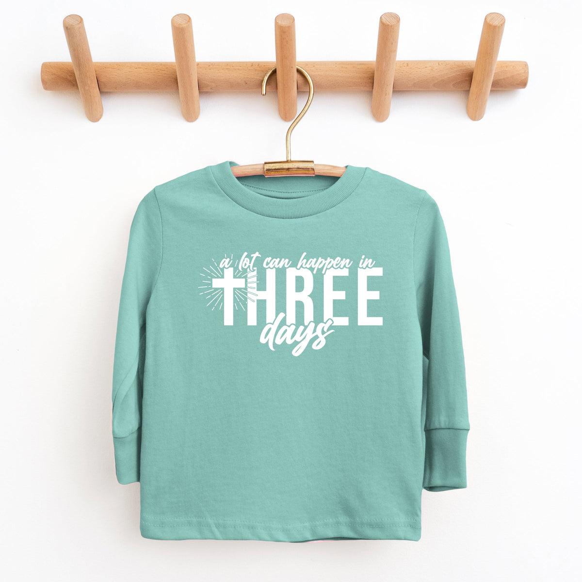 A Lot Can Happen In Three Days - Youth Long Sleeve Graphic T-Shirt