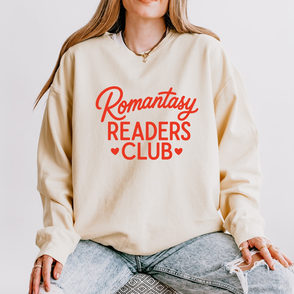 Romantasy Readers Club - Women's Lightweight Garment Dyed Sweatshirt