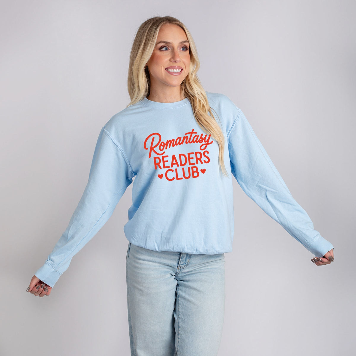Romantasy Readers Club - Women's Lightweight Garment Dyed Sweatshirt