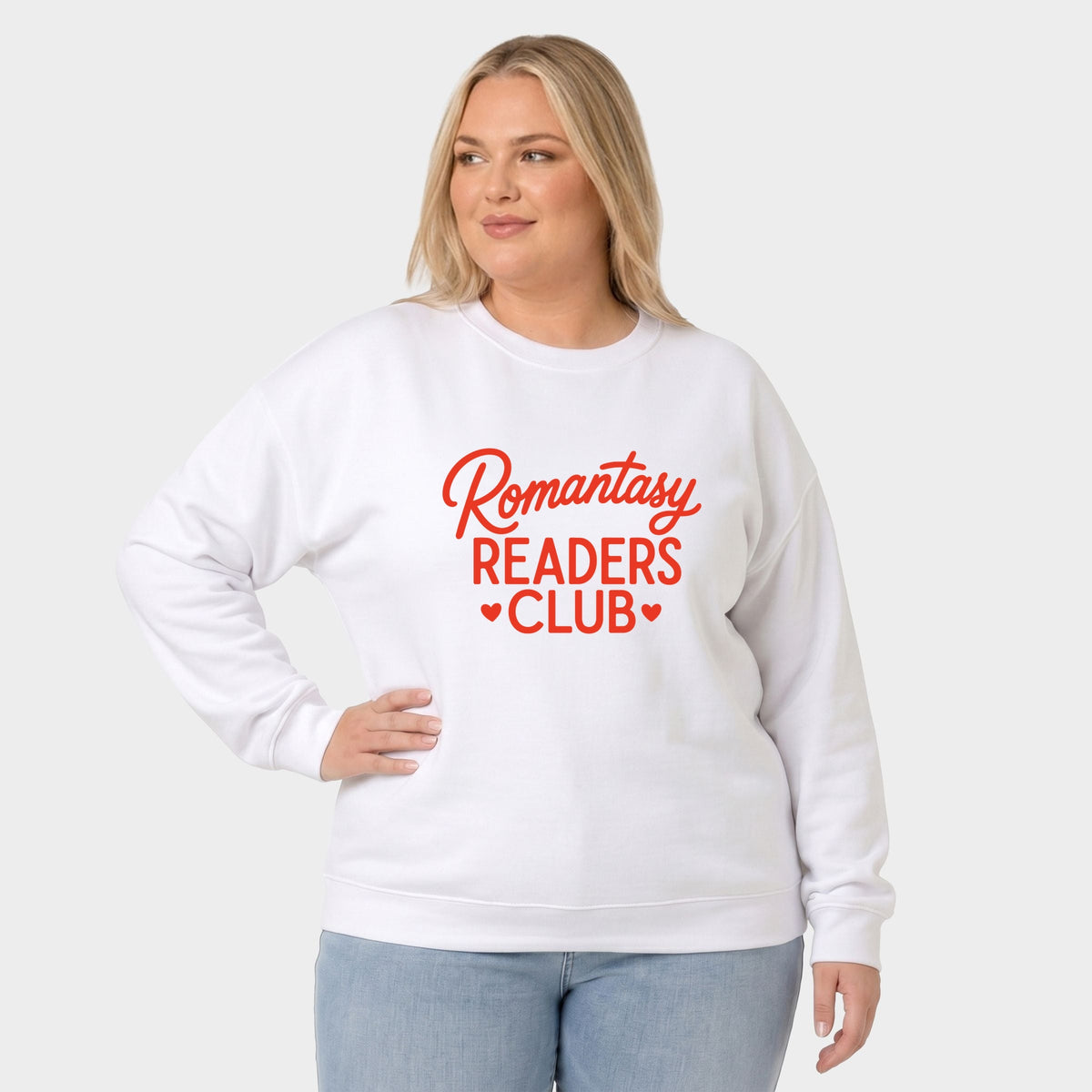 Romantasy Readers Club - Women's Plus Sized Graphic Sweatshirt