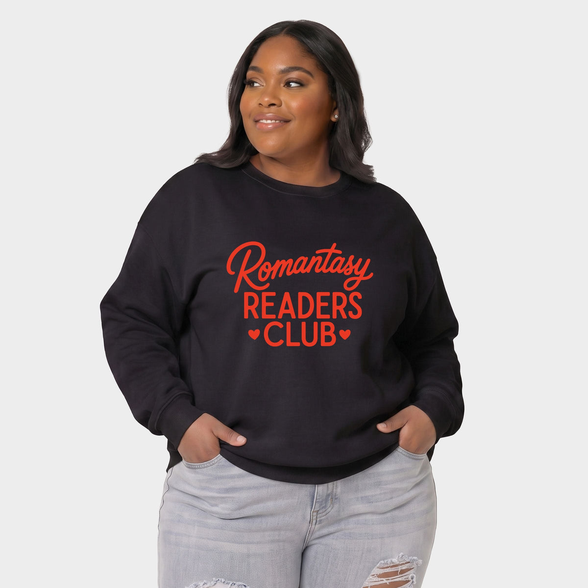 Romantasy Readers Club - Women's Plus Sized Graphic Sweatshirt