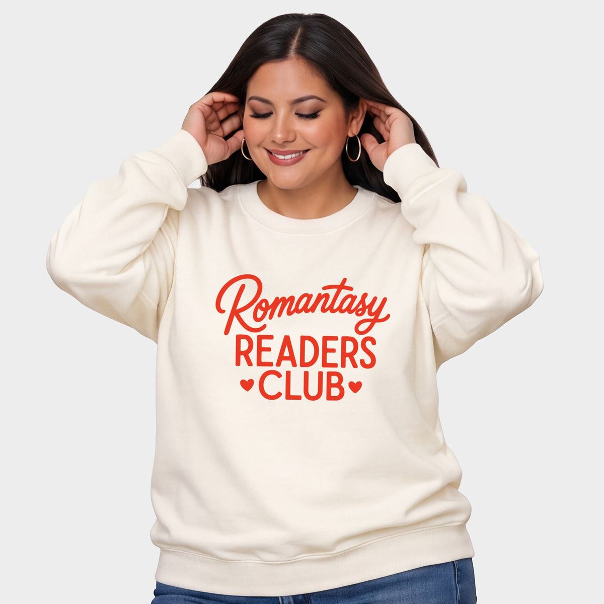 Romantasy Readers Club - Women's Plus Sized Graphic Sweatshirt